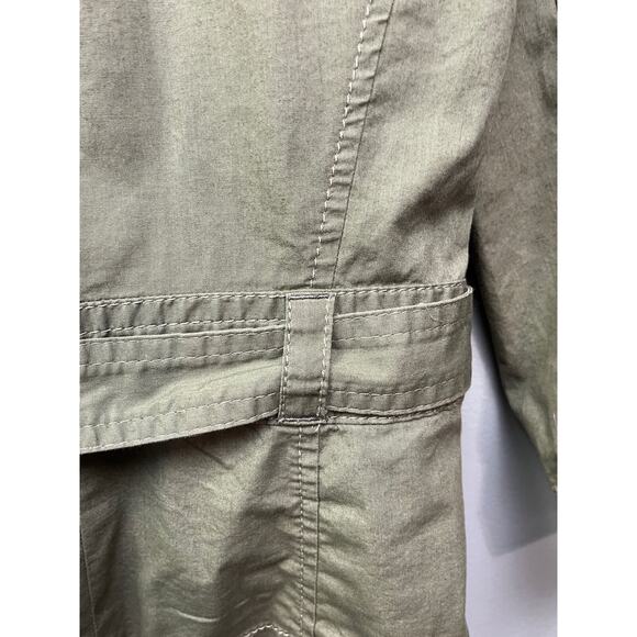 Ann Taylor Loft‎ Jacket Womens XS green utility Casual Pockets Button front - Picture 7 of 7